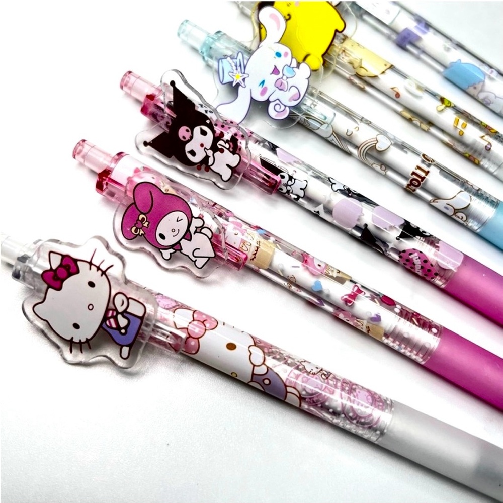 Sanrio Characters Set of Six Gel Pens